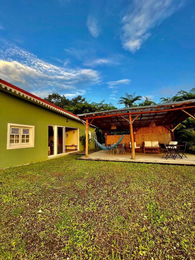 Chambre Et Sdb Privative Ylang Ylang Vue Mont Pelee Dans Maison Partagee Le Morne-Rouge Eksteriør bilde